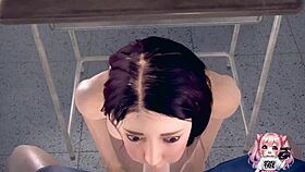 i watch horny classmates fuck in classroom