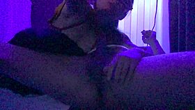 half an hour of cock sucking and cum shot in mouth