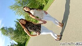 ass traffic french babes in anal gaping extravaganza with 3some group fucking