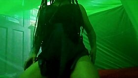 Sexy stepmom waits in bed for stepson