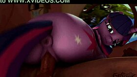Twilight Sparkle blows and rides!