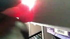 Fat Ebony Pussy Drips from Dildo Play in POV with Clothes Ripped and Squirting