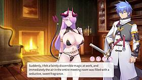 doris rides monster cock in anime temptation