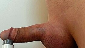 Circumcised Cock Grows Hard from Intense Teen Handjob Action