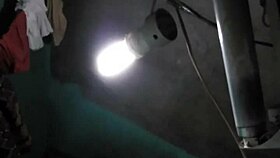 Watch this young mom showering her big boobs.