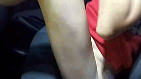 Wife in MARKET without PANTIES SHOWING OFF