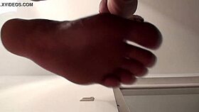dirty feet cum femdom footjob toes pov fetish stomping.