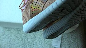 Does Kristy's Skinny Feet In New Sneakers Turn You On?