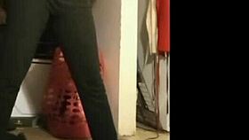 Watch This Sexy Amateur Undress In POV! Big Ass And Oiled Boobs Teasing You Wildly