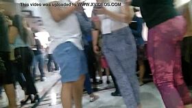 i found this irresistible prostitute in leggings with a big ass