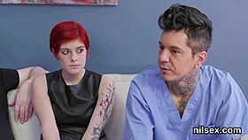 nasty teen visits loony bin for therapy session