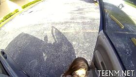 Barely legal Ava Taylor performs hardcore sex acts for money with rough partners