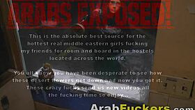 desperate arab woman with big tits takes two huge dicks for money in reality pov