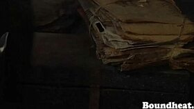 beautiful drowsy slave wakes to spanking and mistress bdsm training