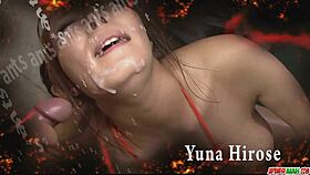 filthy babe in tight red bikini sucking random poles and dildo fucked 😈