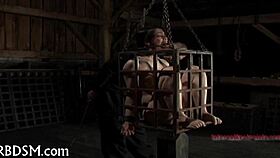 masked babe with perfect body gets hard drubbing in missionary bondage