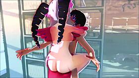 the magic book story unfolds in 3d anime