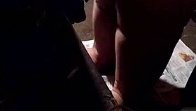 He enjoys butt fucking with a thin dildo.