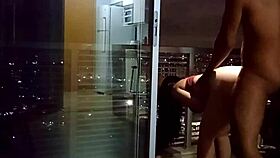 Accountant Has Anal Sex On Balcony