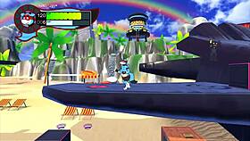 Endless cumshot on the beach!