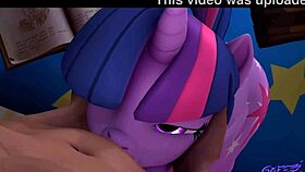 Twilight Sparkle blows and rides!