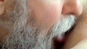 young hottie blows old wang, can she handle mature russian heat?