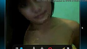 My pinay girlfriend on webcam