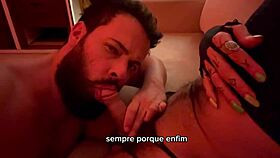 I, the bearded man, suck 41 cocks in this full video series of blowjobs