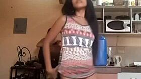 i filipina dance and undress with clothes ripped