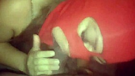 sexo con mi comadre grabado con mascara, ese monster cock me hace orgasm