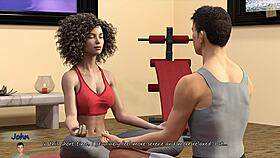 Watch Gorgeous Gina Touch Her Pussy Through Yoga Pants?