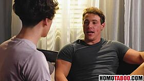 Gay step bros fight then i fuck bareback with rimjob