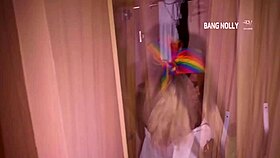 Oga Bang Fucks Sexy Stepsister With Natural Tits On Parents' Bed!