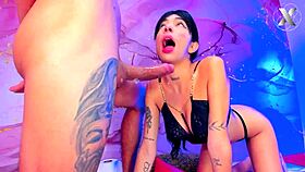 wooo very deep nasty blowjobs leaving cock drooling