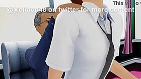 dean's pet femboy gets fucked hard by the school dean in the office