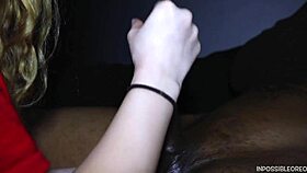 Petite Teen With Big Ass Rides Big Black Cock In Cowgirl For Huge Creampie