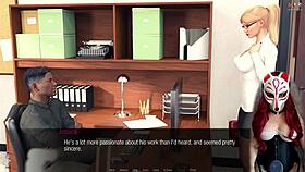 Jessica Oneil flaunts her big tits in stockings and lingerie during Hard News Ep 18.