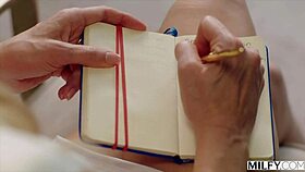 milfy milf cory chase fucks young 18+ couple during intense therapy. things get wild with cum swapping!