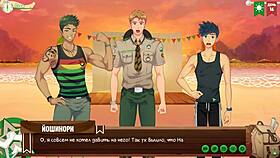 game friends camp episode 17 - scout badges russian voice acting