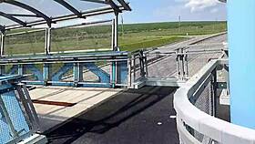 i bent over for deepthroat on the street, risky public romp with wet pussy