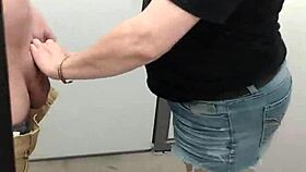 Shellyseth and smarien75 fuck in walmart dressing room