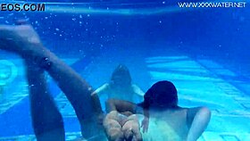 yo, canadian milf heidi van horny is just too hot by the pool