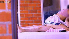 The Friend's Mother Lights Up The Apartment With Her Tender Gaze And Charming Smile