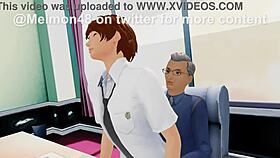dean's pet femboy gets fucked hard by the school dean in the office