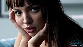 Amazing teen ana from romania strips for playboy