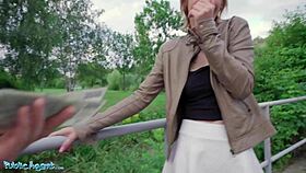 Redhead Ariela Donovan Gets Fucked Deep In A Tunnel By Public Agent