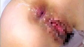 Intense asian anal fucking leads to gaping