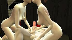 cult of the mage 2 with extreme anal and rough assfucking in 3d cartoon