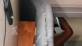 Old Man Breeding Mature Ebony Milf With Creampie Insemination