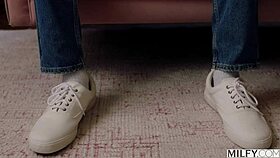 milfy milf cory chase fucks young 18+ couple during intense therapy. things get wild with cum swapping!